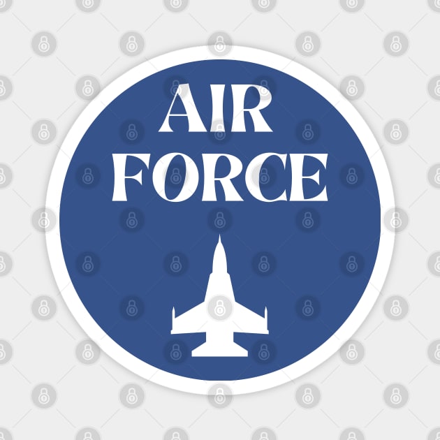 Military Air Force Jet Fighter Magnet by Love Ocean Design